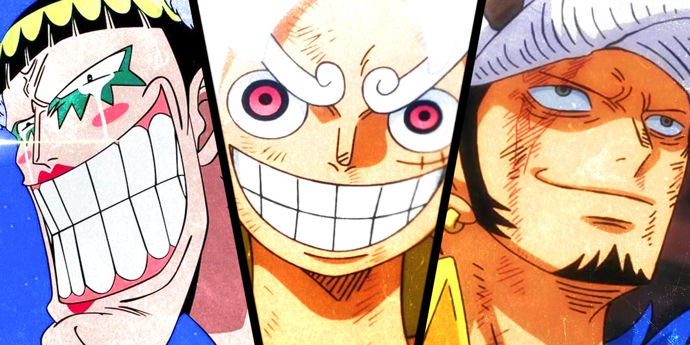 Bon Clay, Gear 5 Luffy and Trafalgar Law from One Piece