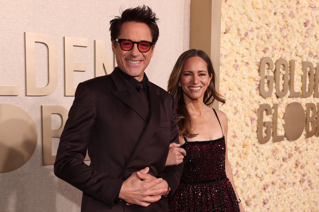 robert downey jr and wife susan golden globes