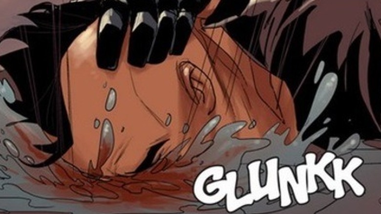 Wolverine drowns Daken in Uncanny X-Force