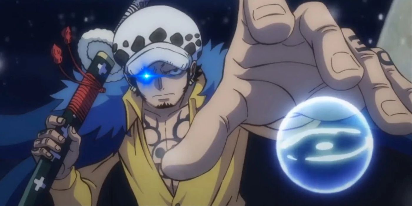 Trafalgar D. Water Law Using Room During One Piece's Onigashima Raid