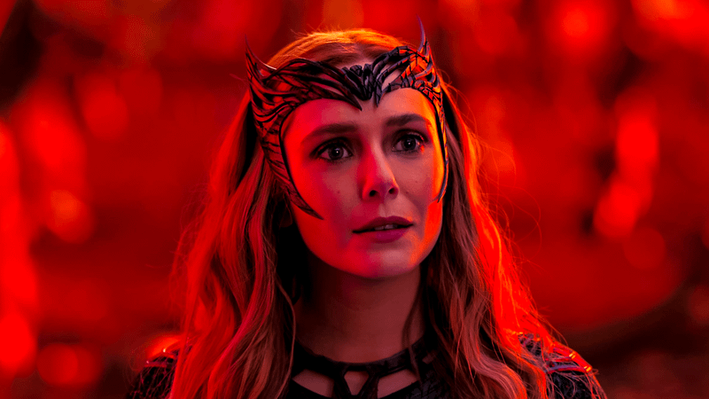 Elizabeth Olsen as Scarlet Witch in Doctor Strange in the Multiverse of Madness