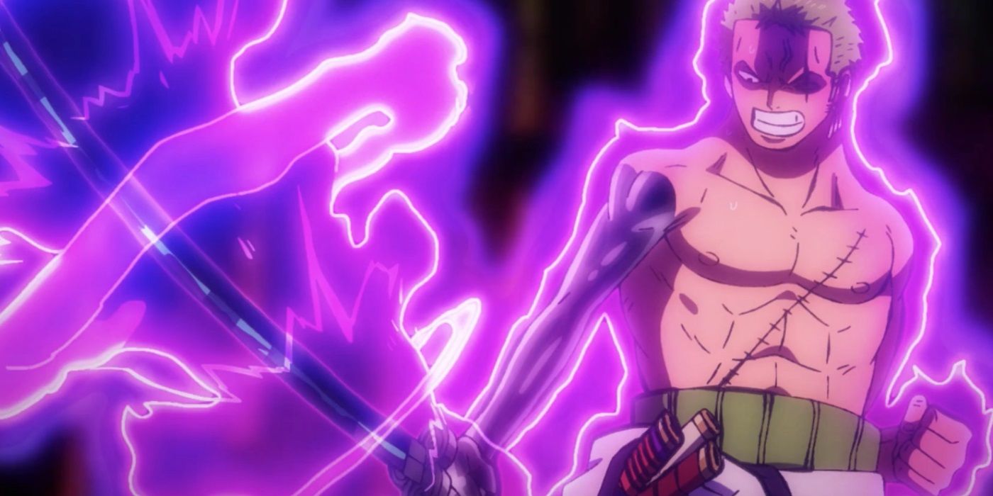 Roronoa Zoro wielding Enma sword One Piece