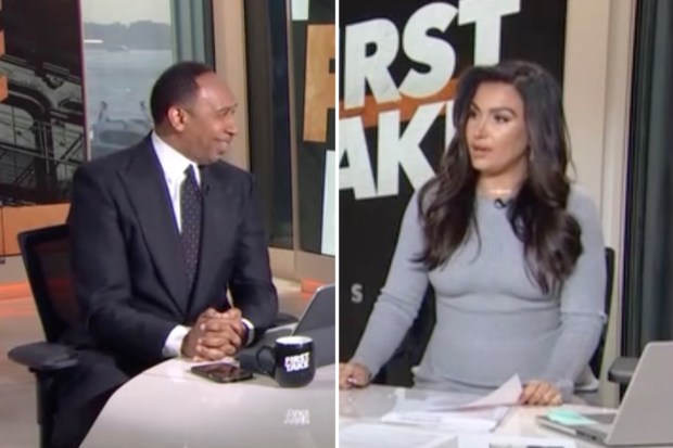 Stephen A Smith praises Molly Qerim's outfit choice after comparing First Take host to 'black widow' in bizarre comment | The US Sun