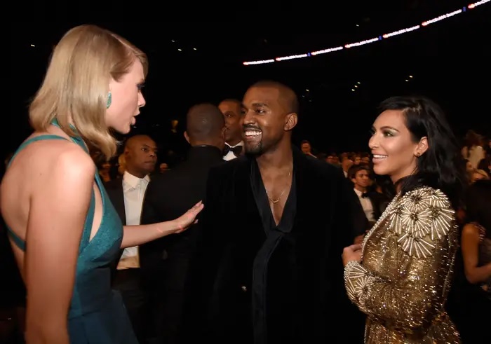 Taylor Swift and Kim Kardashian and Kanye West