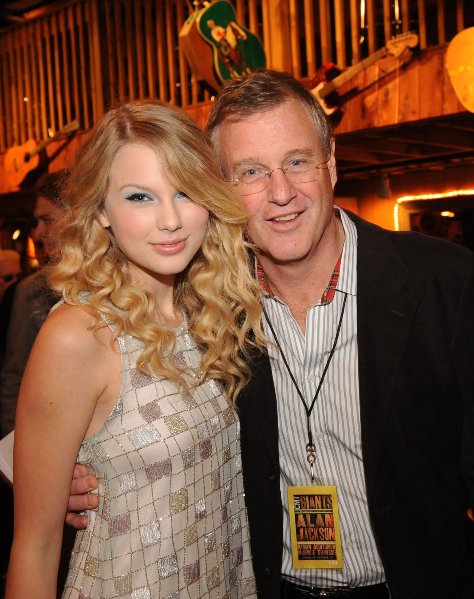 Taylor Swift and her Dad Scott K. Swift in 2008.