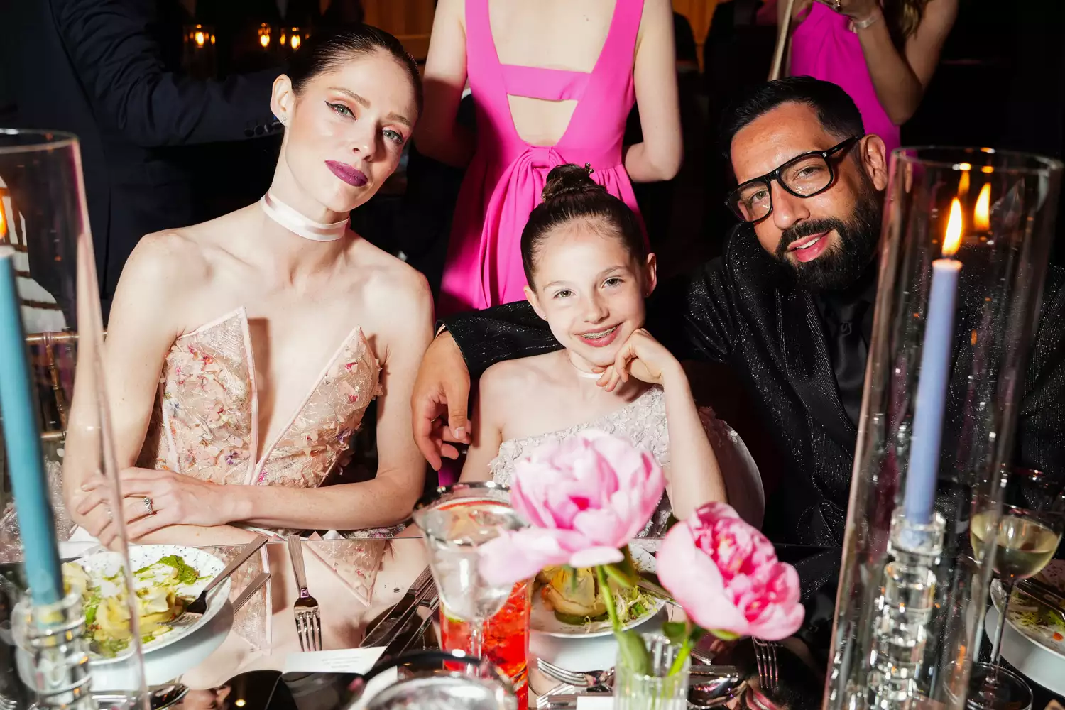 Coco Rocha, Ioni James Conran and James Conran attend the 2024 New York City Ballet Spring Gala at 