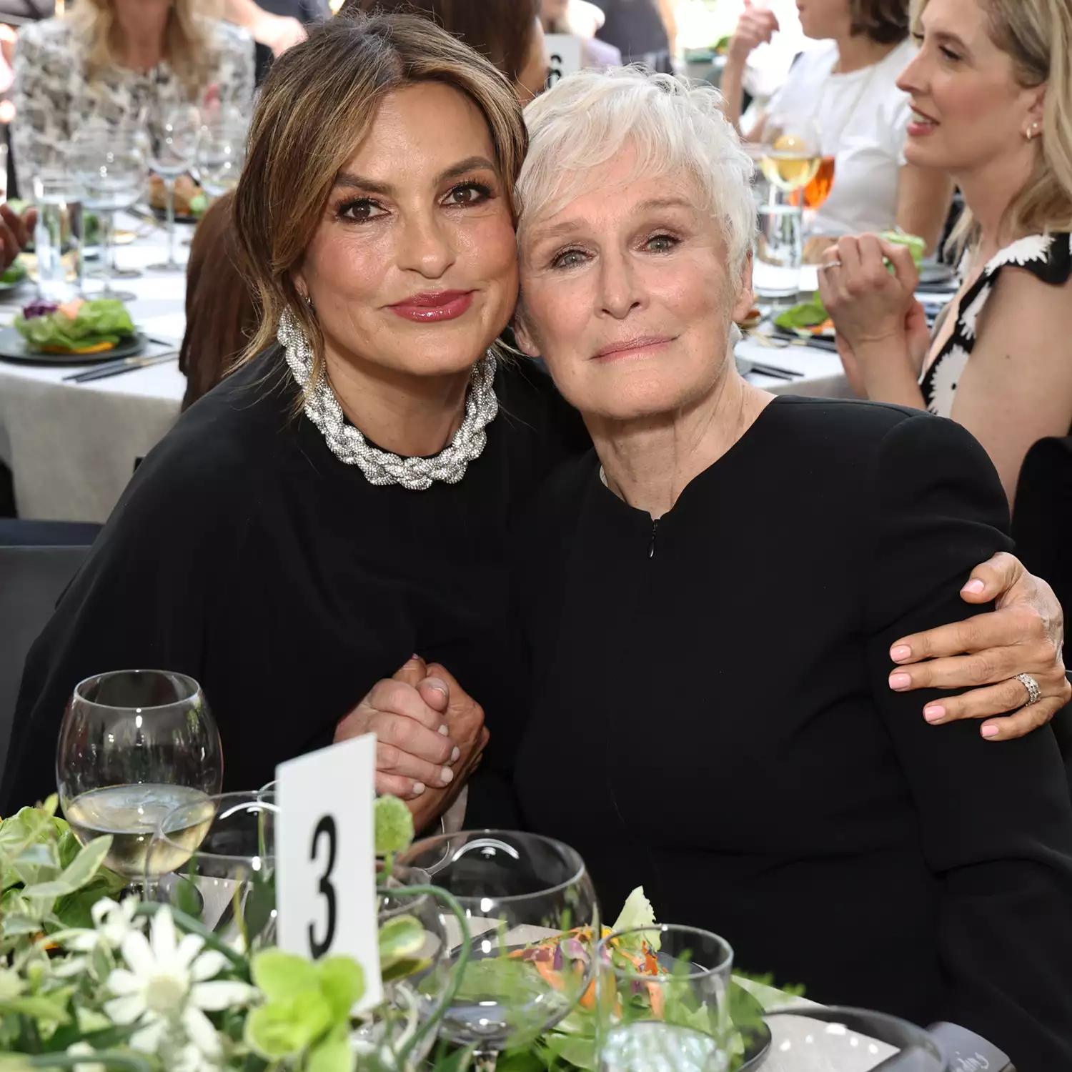 Mariska Hargitay and Glenn Close attend Variety Power Of Women New York Presented By Lifetime at 