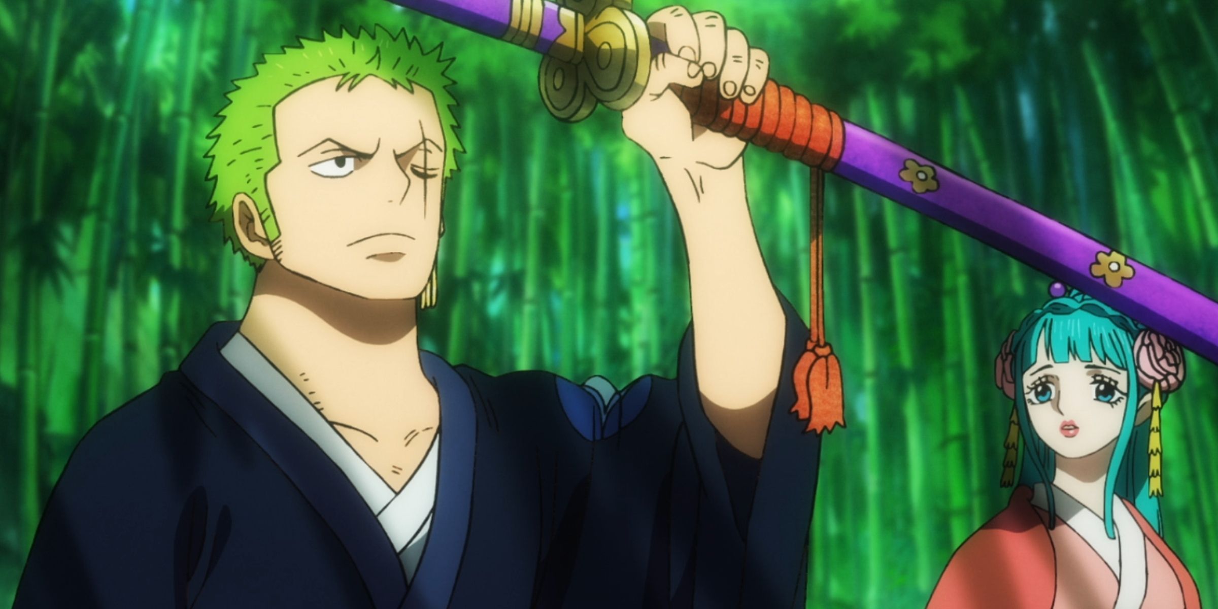 roronoa zoro with enma