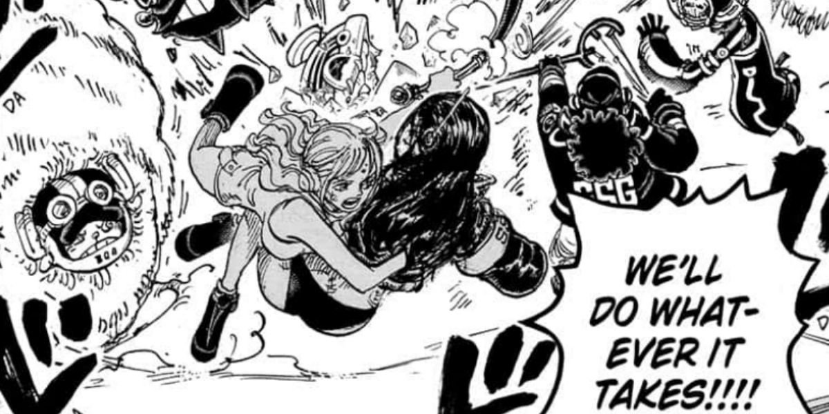 straw hats protecting nico robin one piece 1113