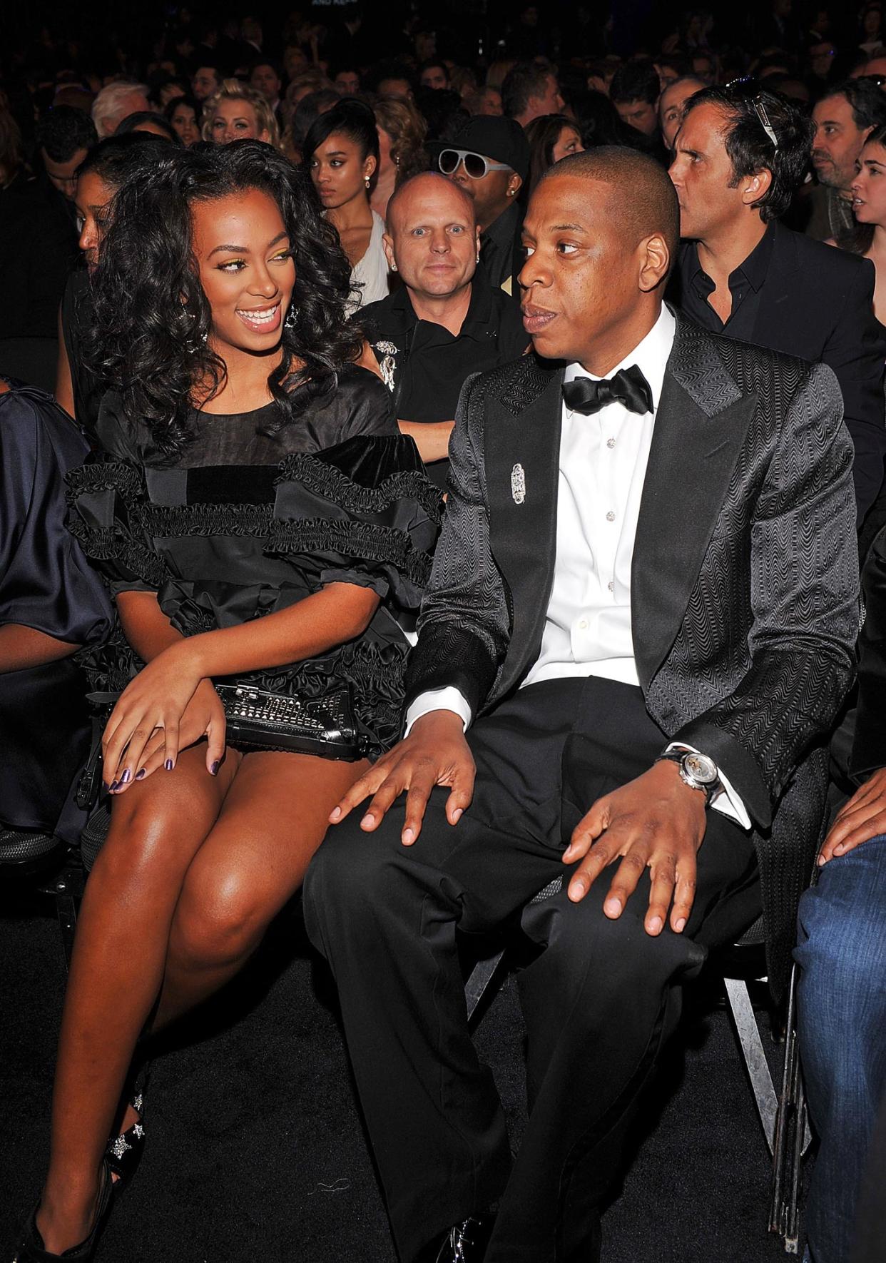 Relive Beyonce Jay Z and Solange Knowles Infamous Elevator Fight 10 Years Later 593