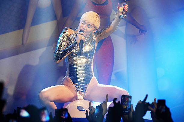 Miley Cyrus performs at G-A-Y on May 9, 2014 in London, England.