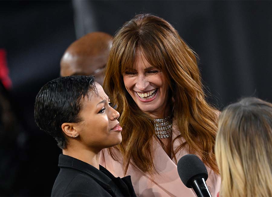 Julia Roberts and Myha'la Herrold attend the "Leave The World Behind" special screening at The Curzon Mayfair. Pic: Getty Images