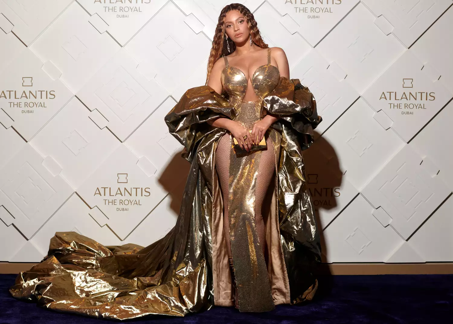 Beyonce attends the Atlantis The Royal Grand Reveal Weekend, a new ultra-luxury resort on January 21, 2023