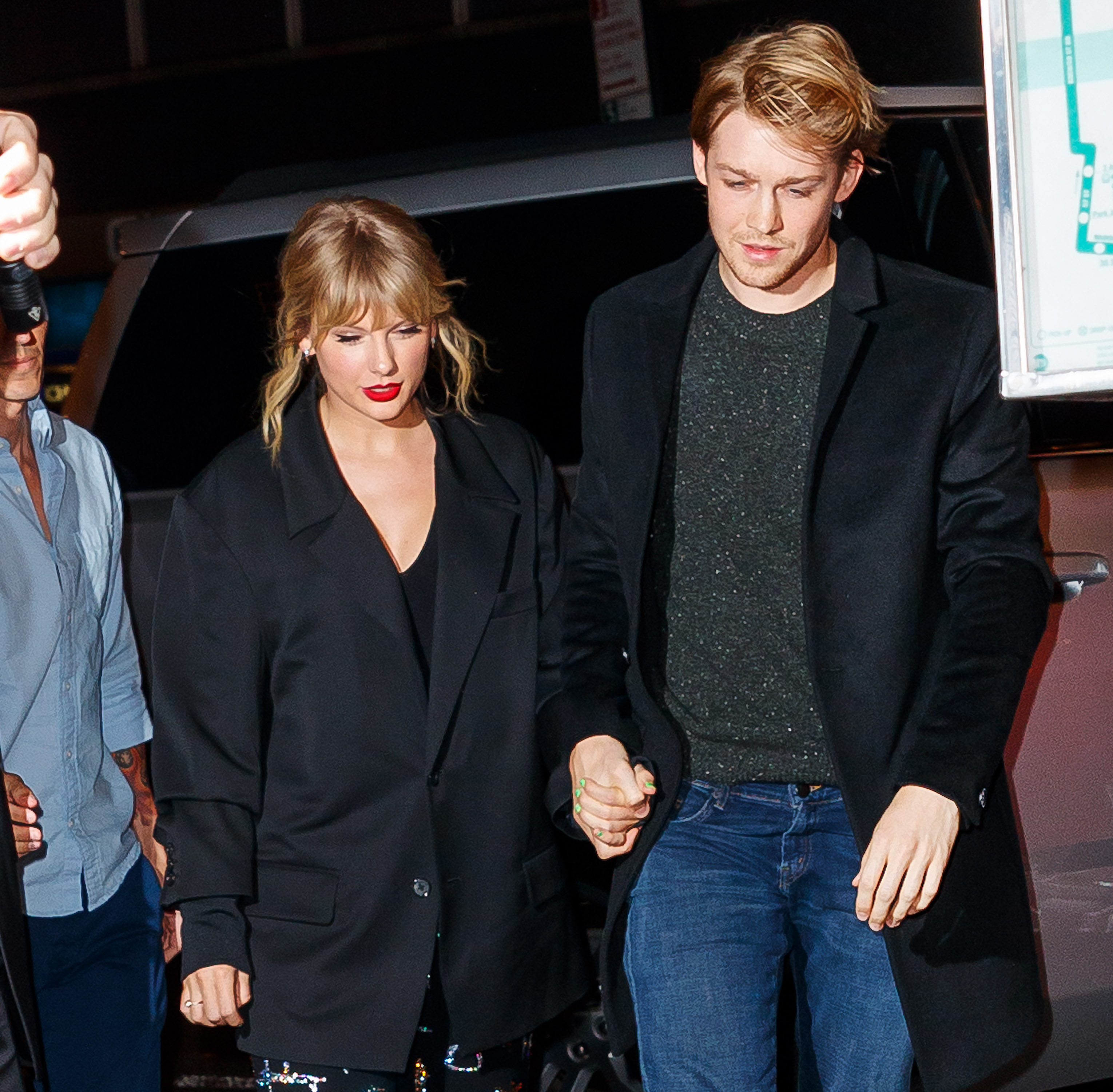 Taylor Swift and her previous partner Joe Alwyn, who is thought to be the inspiration for her latest album