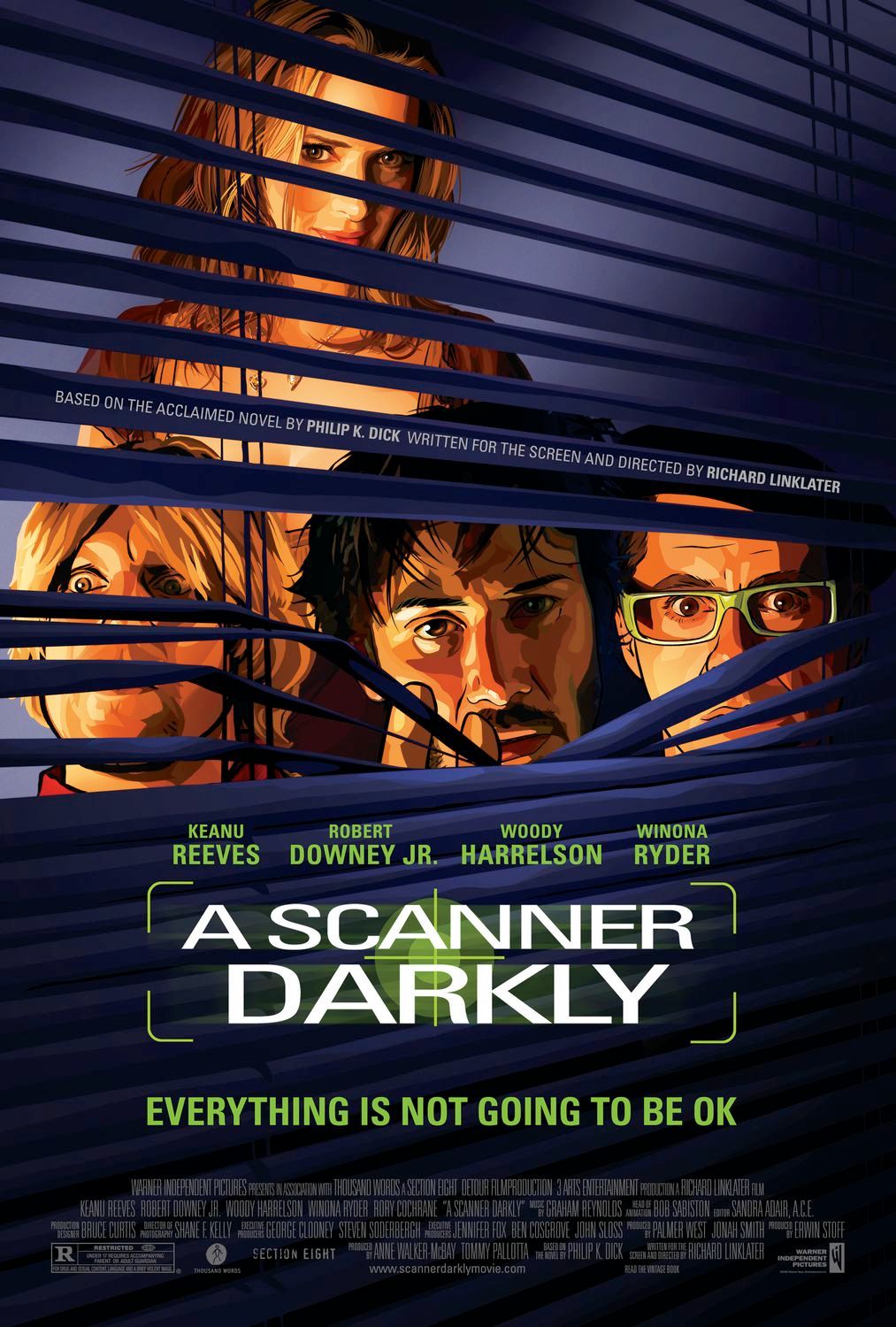 a scanner darkly poster