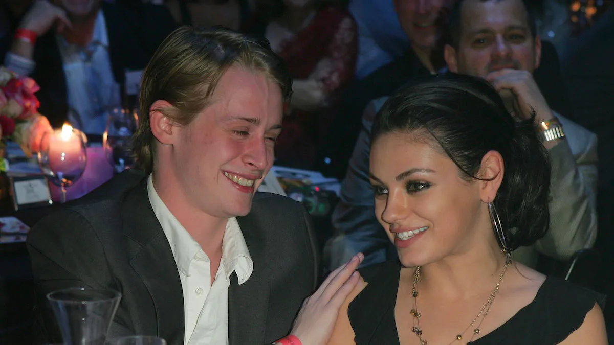 Macaulay Culkin and Mila Kunis