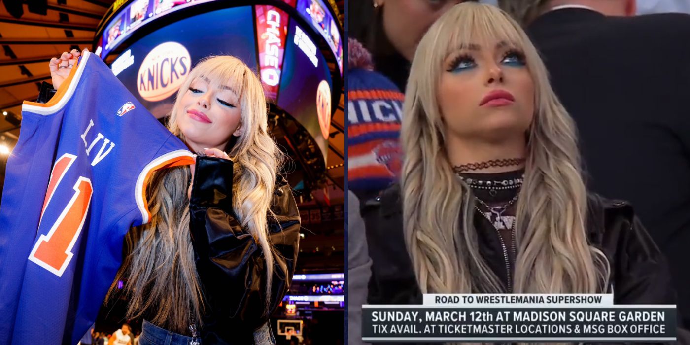 Liv Morgan WWE Knicks Game