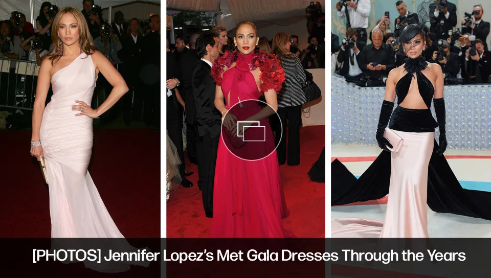 jennifer lopez met gala looks, dresses