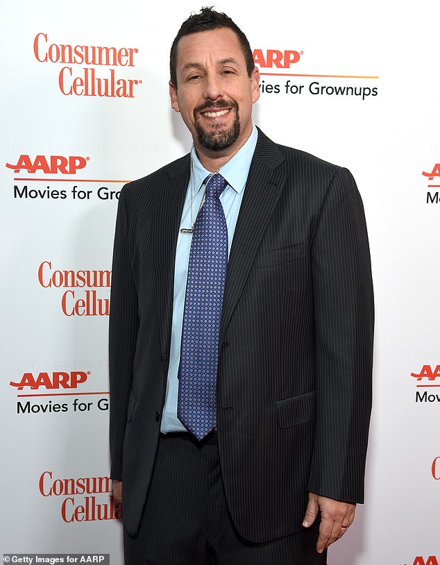 Title character: Sandler, shown in January 2020 in Beverly Hills, California starred as the title character in 1996 sports movie that also featured Jared Van Snellenberg, 40, as his caddy