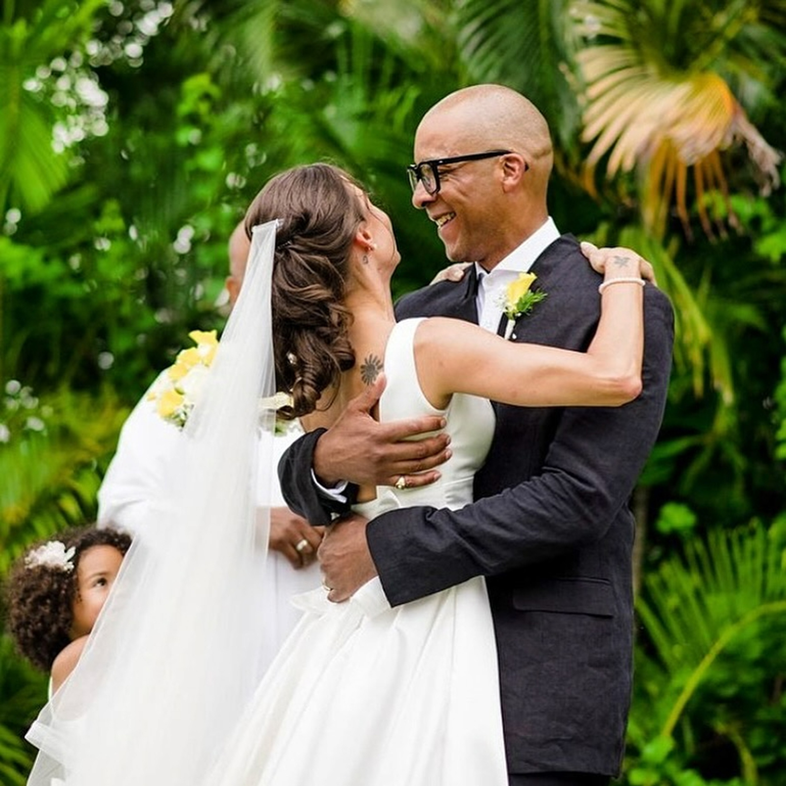 Lisa wed the BBC presenter in Barbados 18 months ago