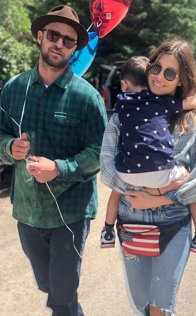 Jessica Biel, Justin Timberlake, Son, Silas, Fourth of July 2019