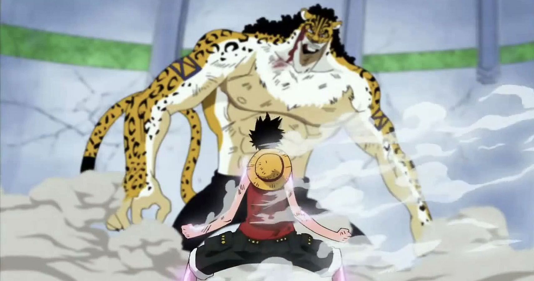 Monkey D. Luffy Gears Up Against Rob Lucci's Devil Fruit Form in One Piece