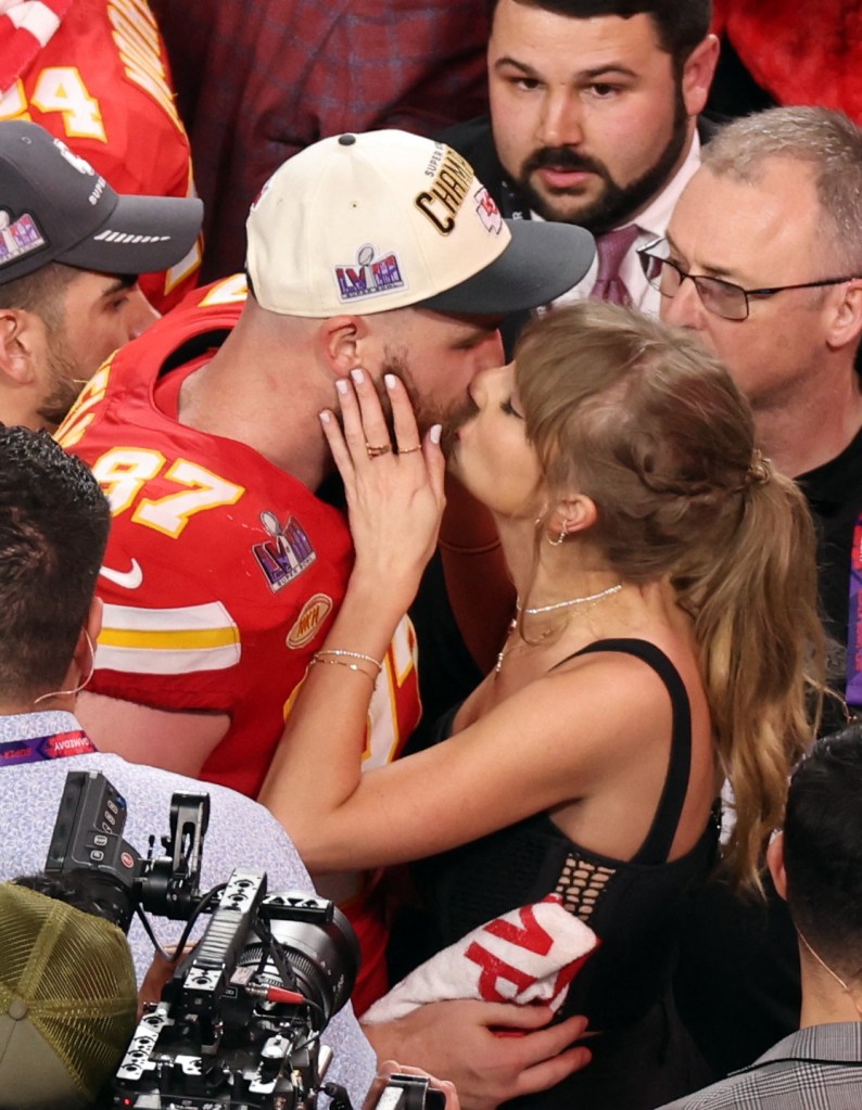 Taylor Swift and Travis Kelce