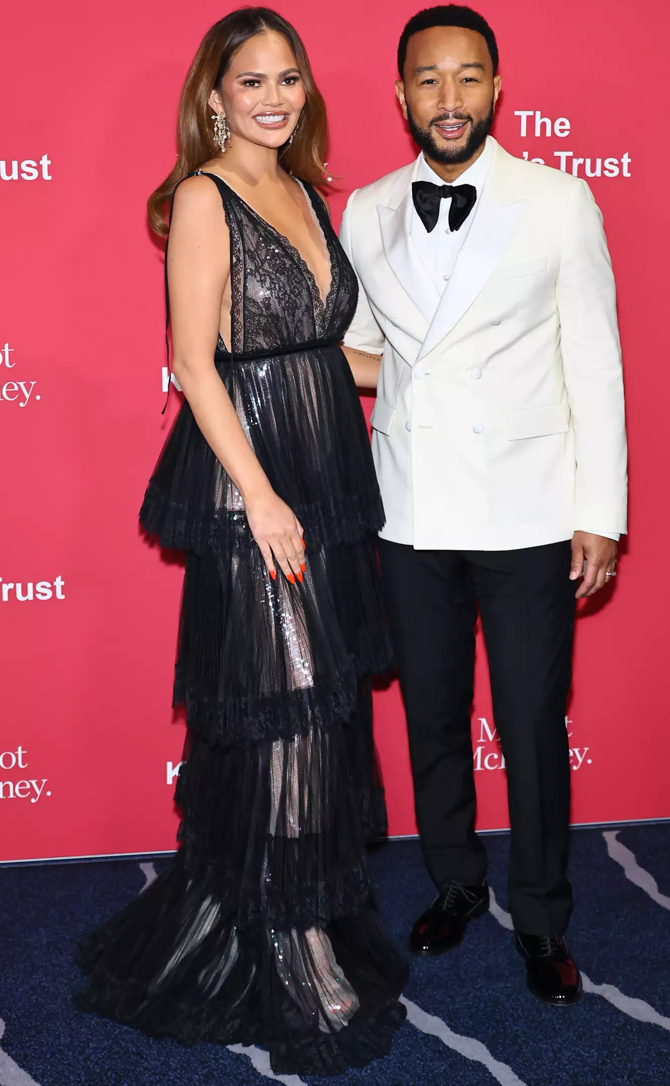 Chrissy Teigen and John Legend attend The King's Trust 2024 Global Gala at Cipriani South Street