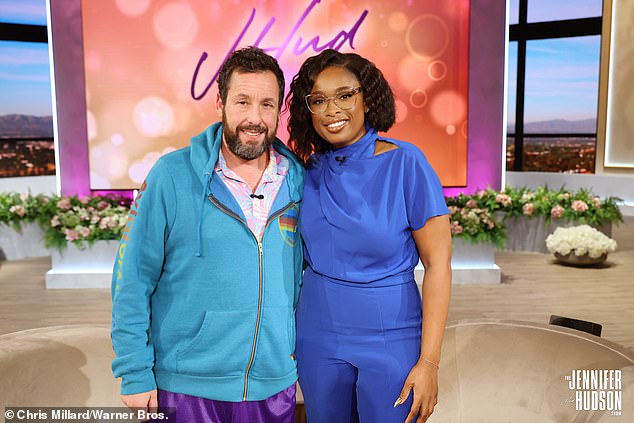 Talking it out: Sandler on The Jennifer Hudson Show