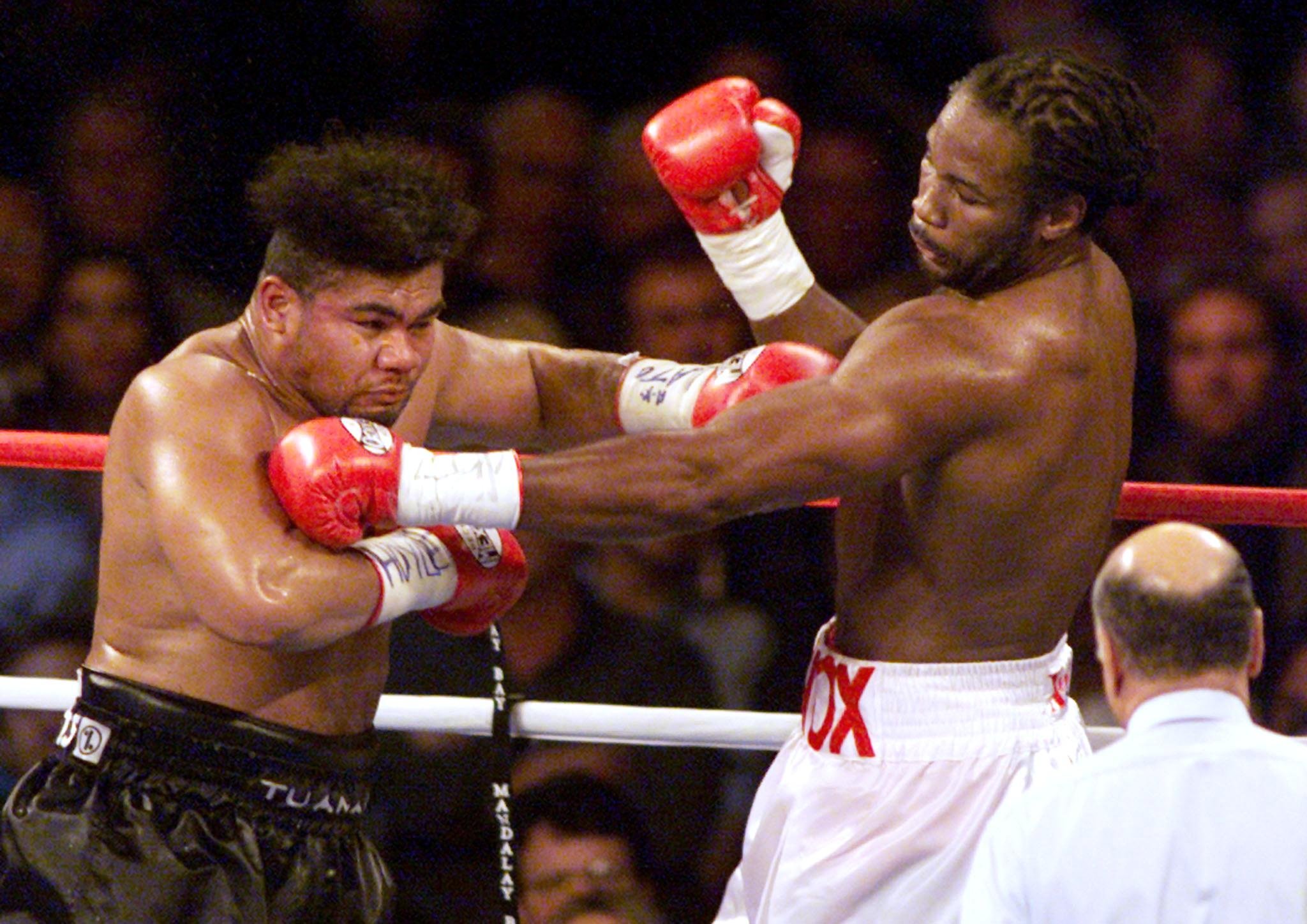 Tua fought the likes of Lennox Lewis