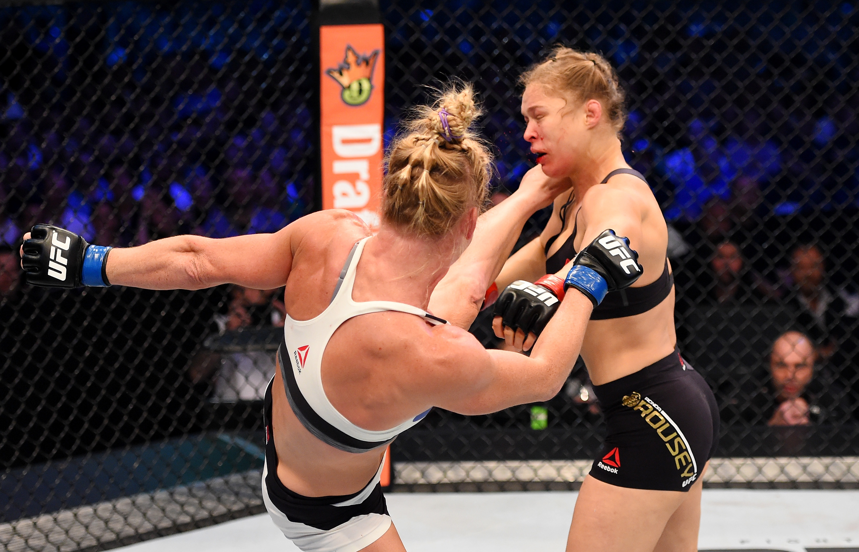 Rousey never tasted victory in the Octagon again