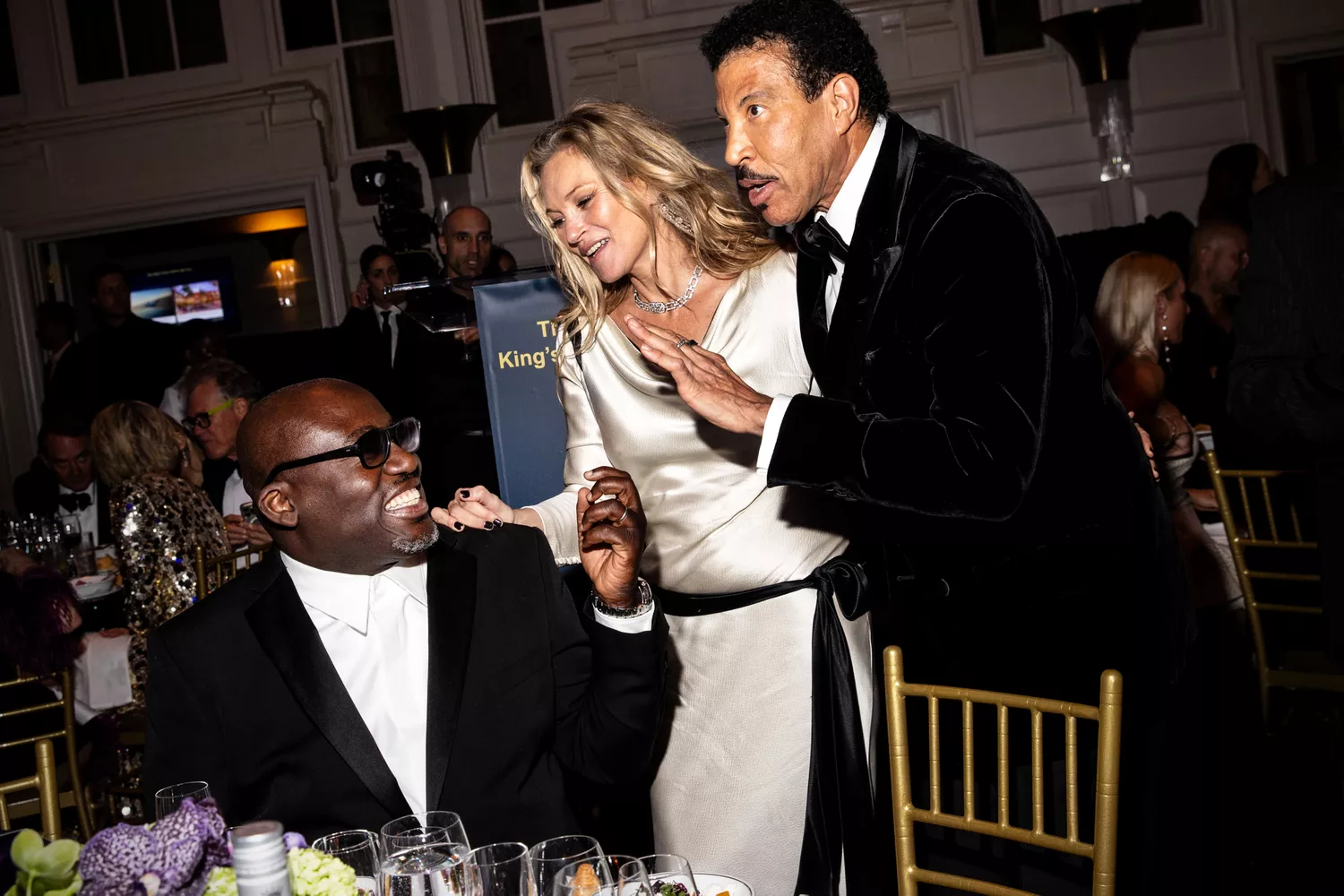 Edward Enninful Kate Moss Lionel Richie kings trust new york 05 02 24