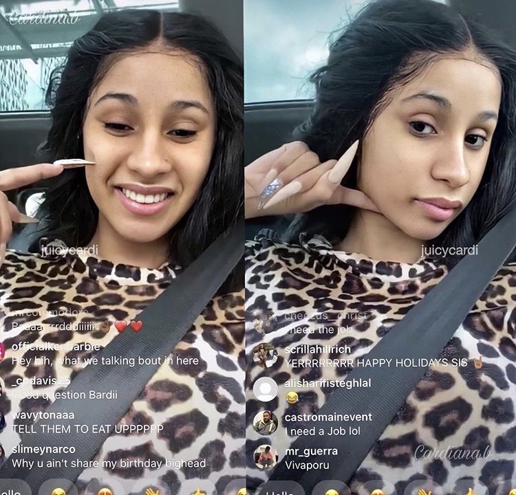 Cardi B to Fan, Sperm is What Makes My face Smooth - Science4man.com.ng