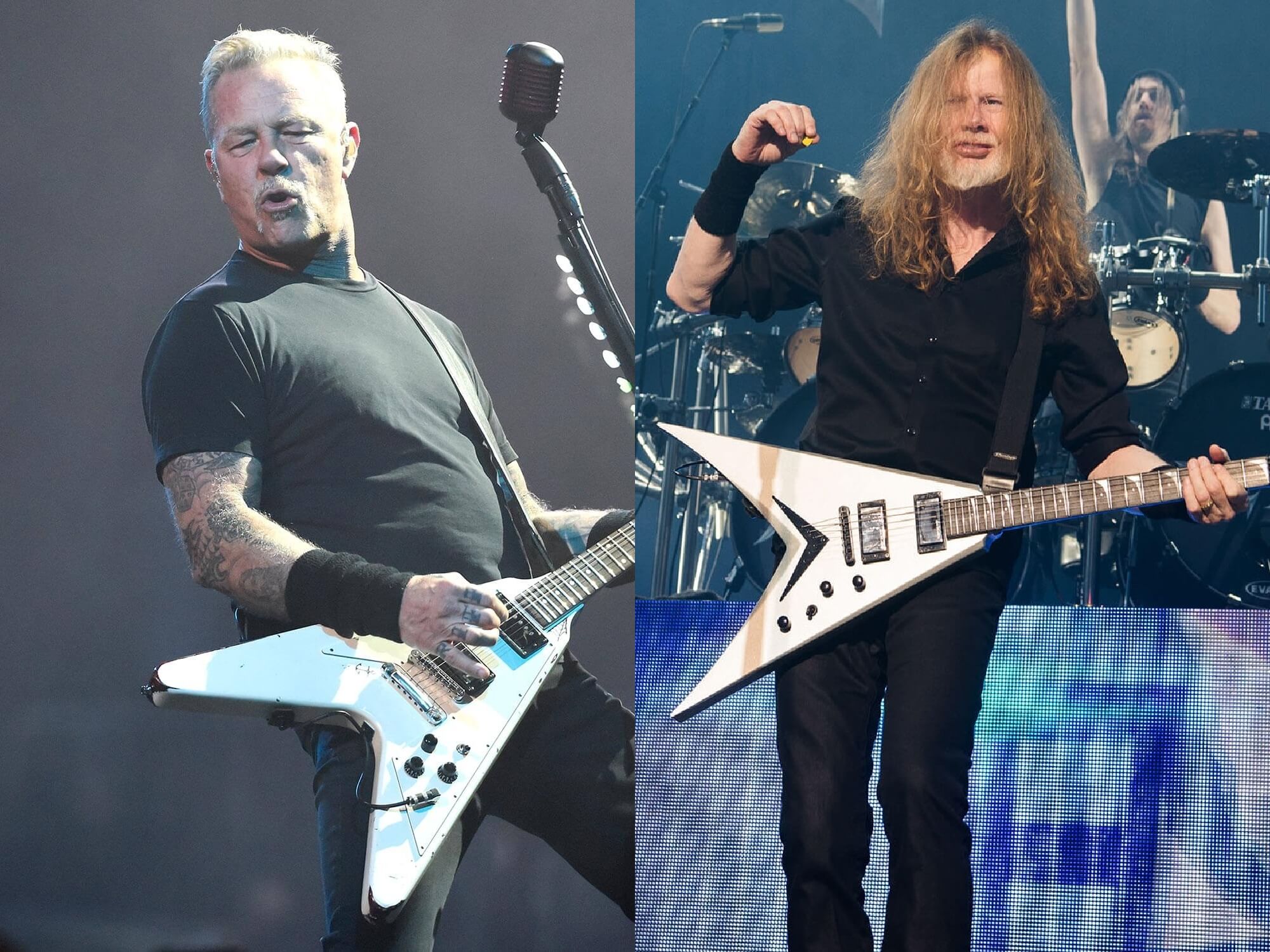 Dave Mustaine regrets punching Metallica's James Hetfield