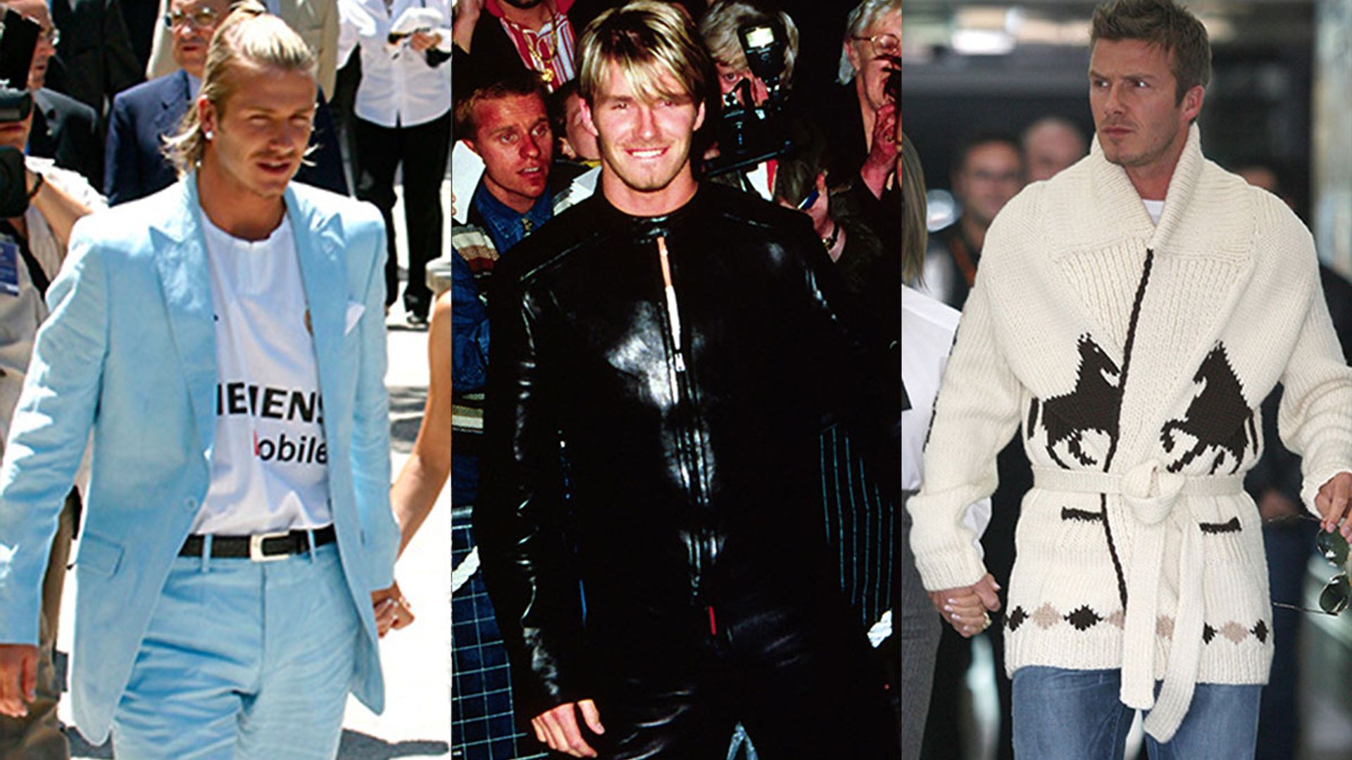 David Beckham's most outrageous fashion looks of all time