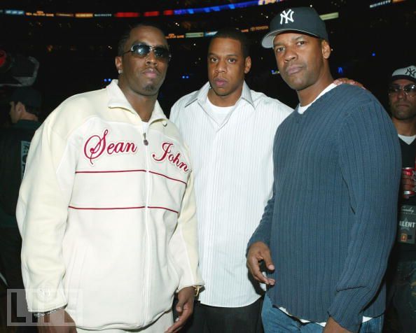 Jay-Z, Diddy and Denzel | Denzel washington, Celebrity pictures, Puff daddy