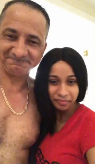 Cardi B is close to her dad, Carlos