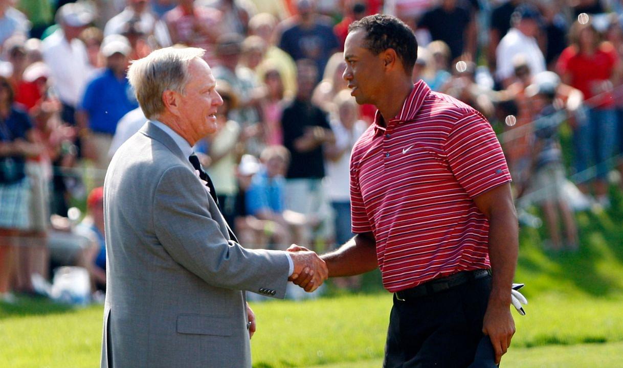 Tiger Woods and Jack Nicklaus