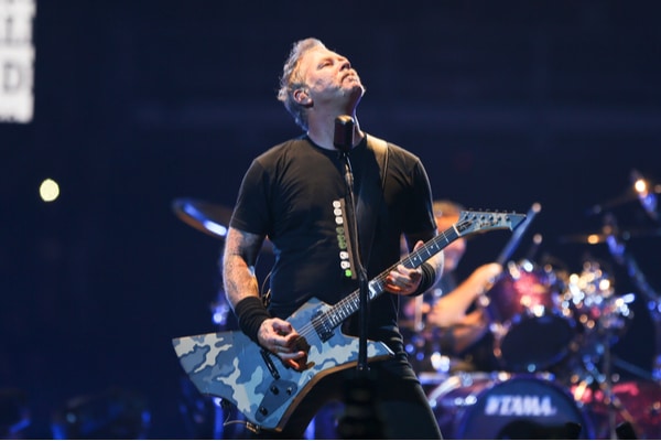 Hetfield Speaks Out At Little Kids Rock Event - "Music Has Saved My Life"