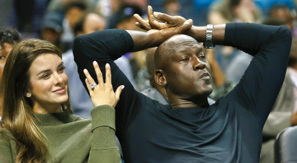 Michael Jordan and wife.