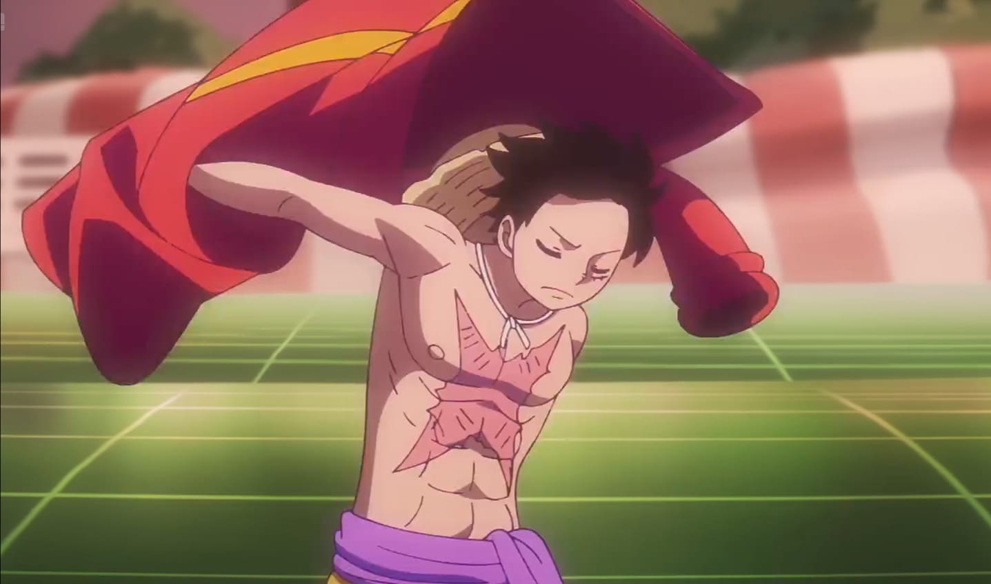 Luffy Imitates Eren Jaeger