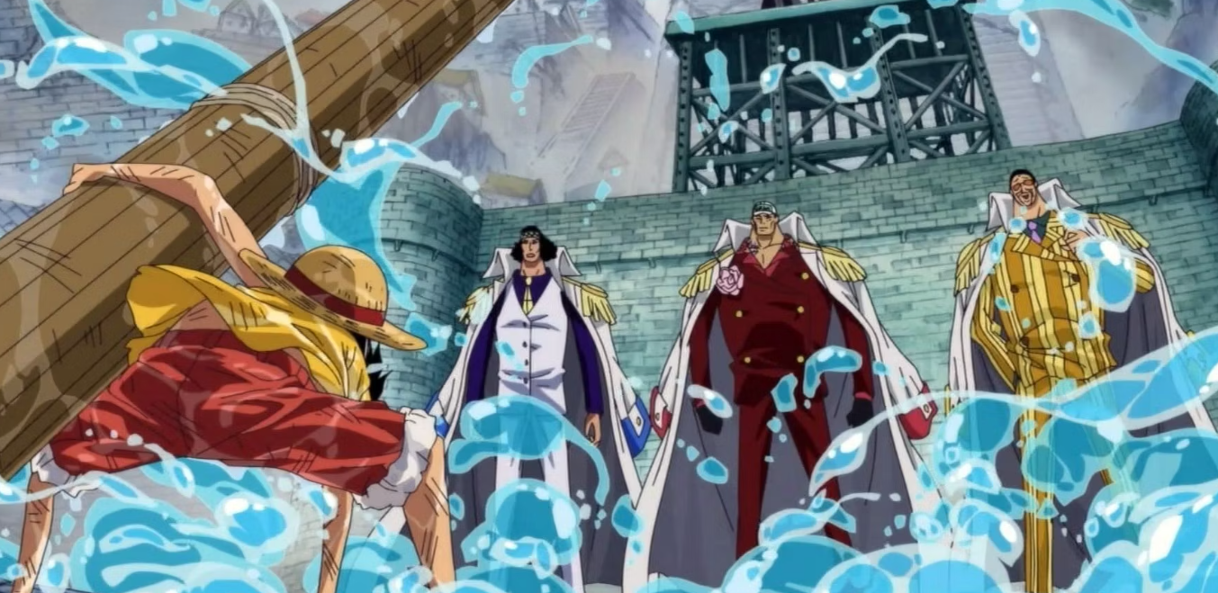 The 3 Navy Admirals: Aokiji, Akainu, and Kizaru