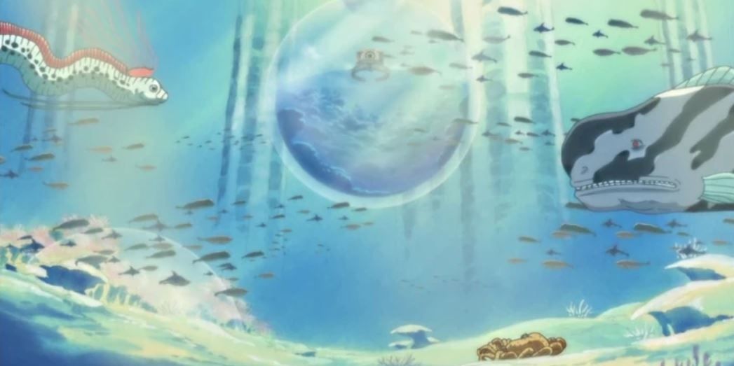 The legendary fishman island in one piece that is below the sea