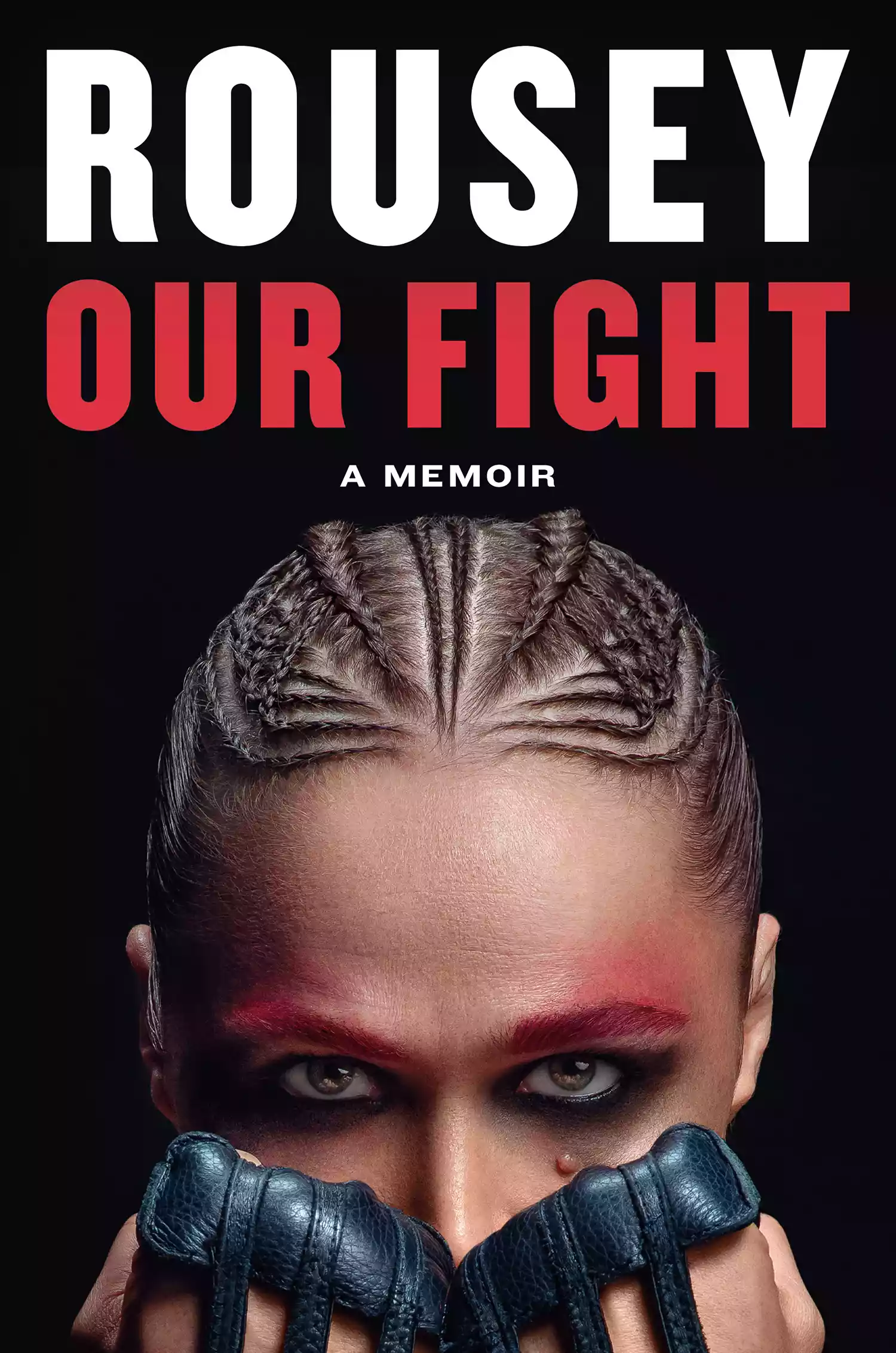 Rousey Our Fight - A memoir Ronda Rousey Book Cover