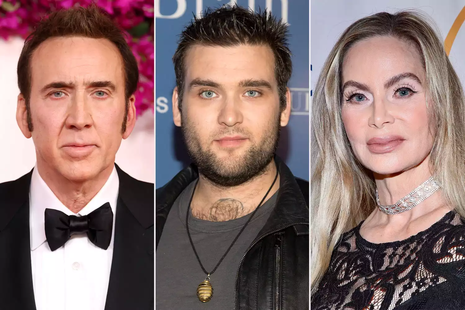 Nicolas Cage, Weston Cage and Christina Fulton