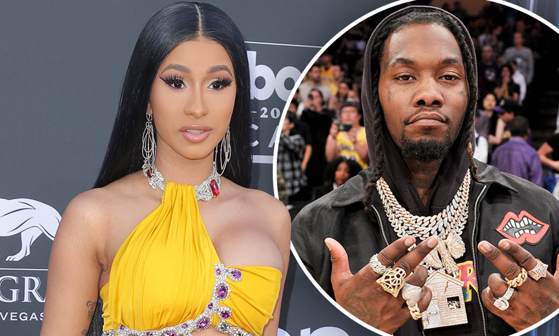 Cardi B 'shuts down rumors that Offset has a love child on the way' after filing for divorce | Daily Mail Online