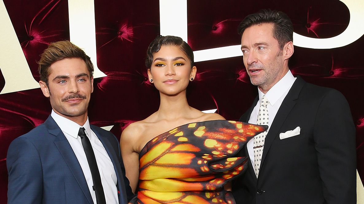 Zac Efron, Zendaya and Hugh Jackman