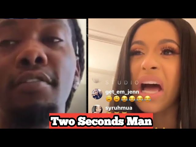 Cardi B Breaks The Silence And Reveals Offset Is A 'Two Seconds Man' That's Why She Divorced Him - YouTube