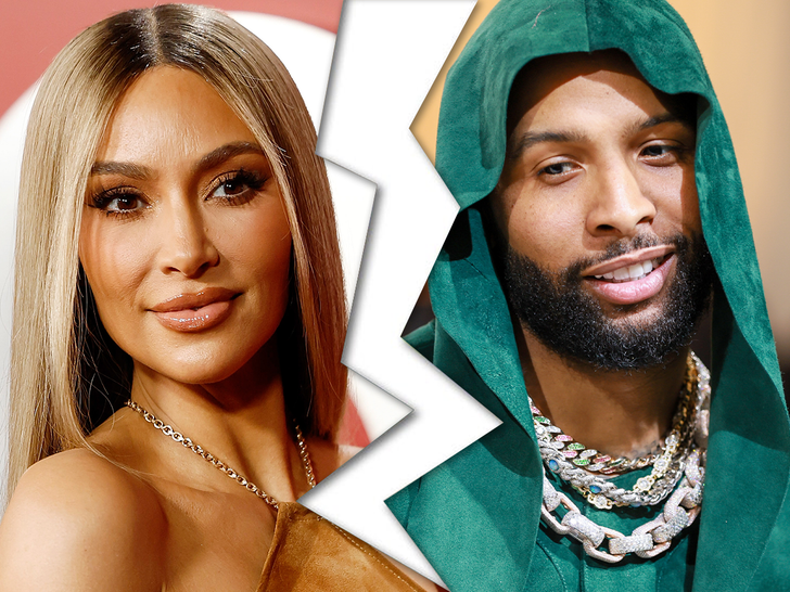 odell beckham kim kardashian breakup