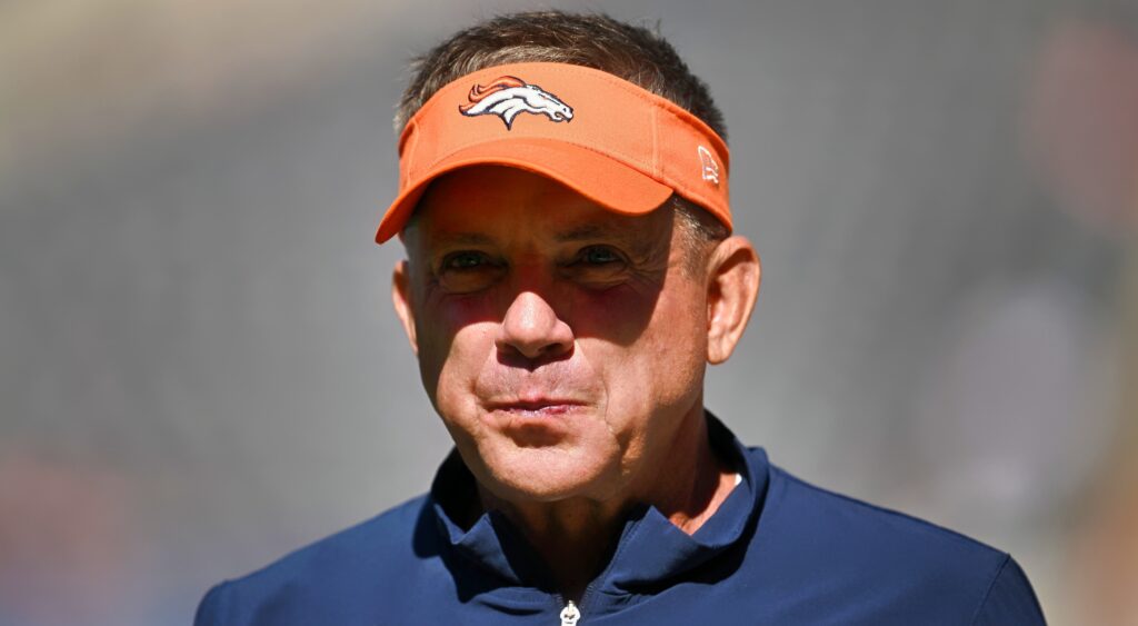 Denver Broncos head coach Sean Payton